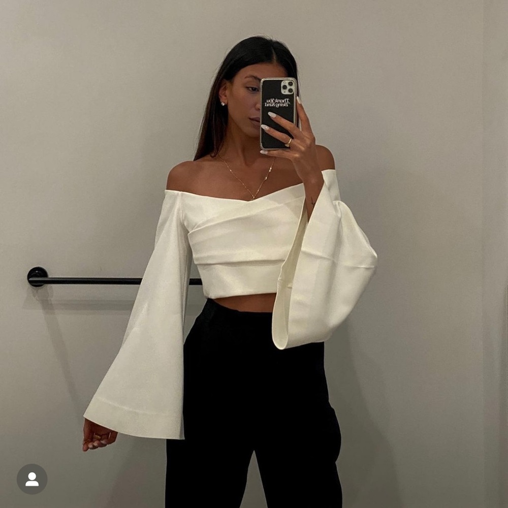 SOLACE LONDON Asten Top in Cream NWT Size 4